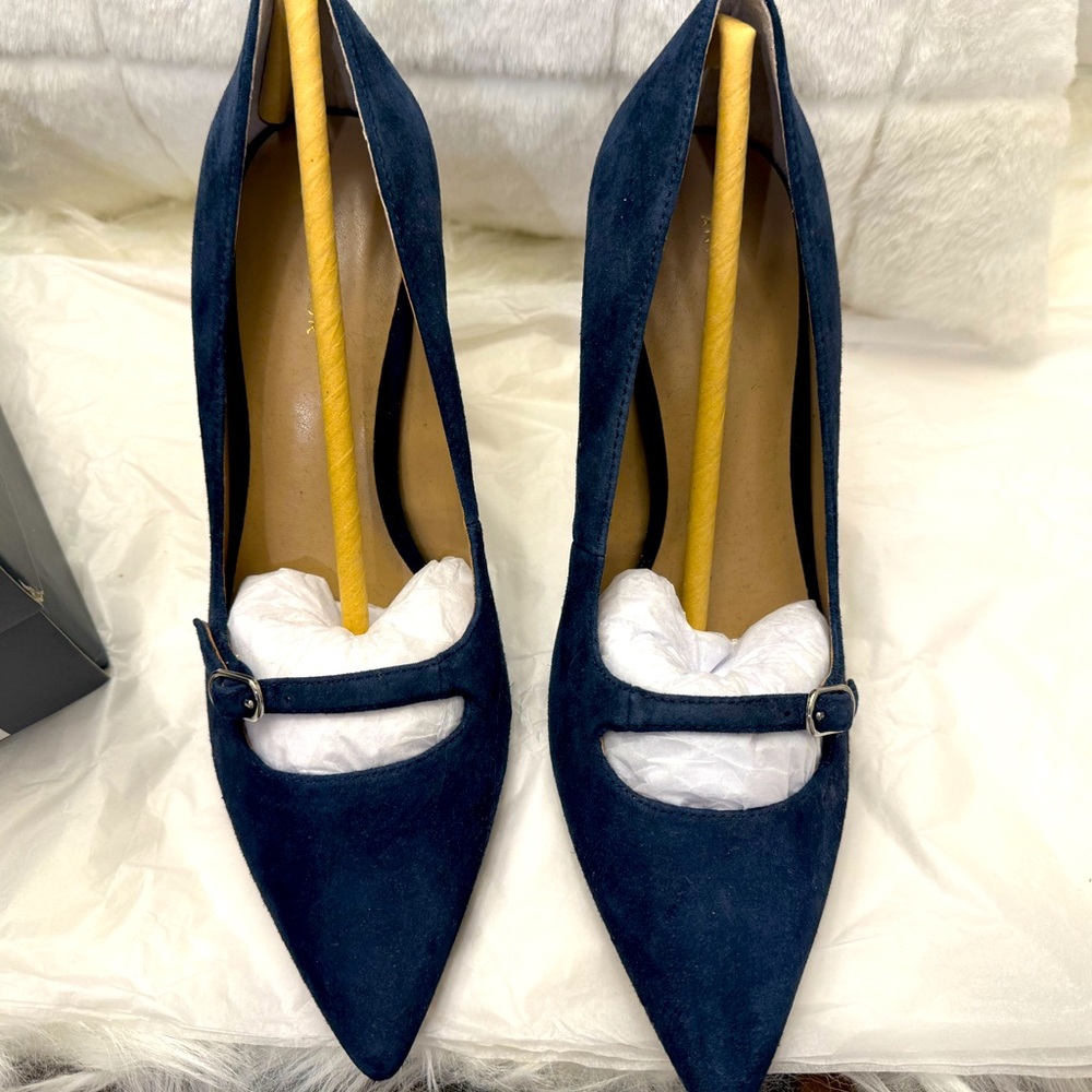 Ann Taylor Heels-Never Worn/Beautiful Suede Shoes